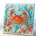 thumbnail image 1 of Diamond Painting Sea Art Kit, Full Rhinestone Canvas DIY Craft Set With Ocean Theme Design, Handmade Wall Decoration for Adults, 1 of 5