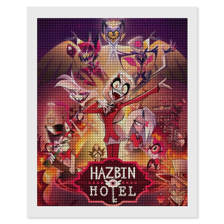 Diamond Painting Set Hazbin Hotel Diamond Art Painting with