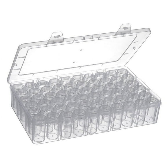 Diamond Painting Storage Containers, 60 Girds Bead Organizer box for DIY Nail Jewelry Rings Charms Drills Glitter Rhinestones