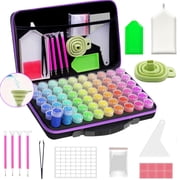 Diamond Painting Storage Containers,60 Slots Diamond Painting Accessories Kits Diamond Art Accessories and Tools for Craft Jewelry Rhinestones Bead Organizer