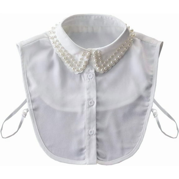 Diamond Pearl False Collar Peterpan Fake Collar Half Shirt Dickey