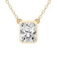 thumbnail image 1 of Diamond Pendant Necklace For Women | 5 Carat IGI Certified Radiant Shape | Classic Bezel Solitaire Lab Diamond Pendant Necklace 14K Yellow Gold | FG-VS1-VS2 Quality Friendly Diamonds, 1 of 6