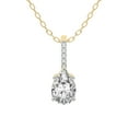 thumbnail image 1 of Diamond Pendant Necklace For Women | 2 ct IGI Certified Pear Shape | Lucida Four Prong Lab Diamond Pendant Necklace In 18K Yellow Gold | FG-VS1-VS2 Quality Friendly Diamonds, 1 of 4