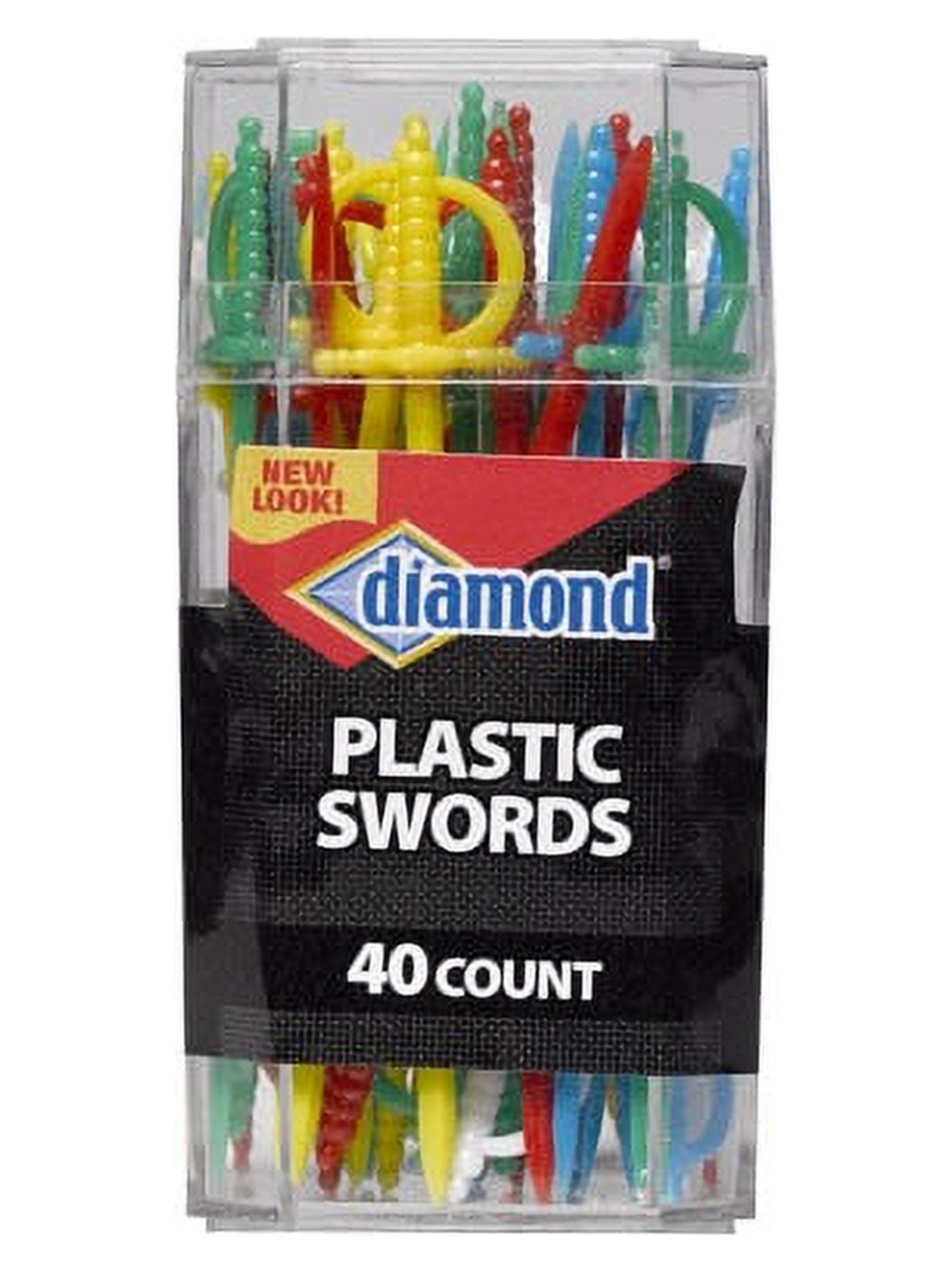 Diamond Plastic Sword Toothpicks, 40 Ct