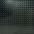 thumbnail image 1 of Diamond Plate Faux Tin Glue Up 4' x 8' Wainscoting Panels in Gloss Black (160 Sq.ft / Pack) - 5 Pieces, 1 of 3