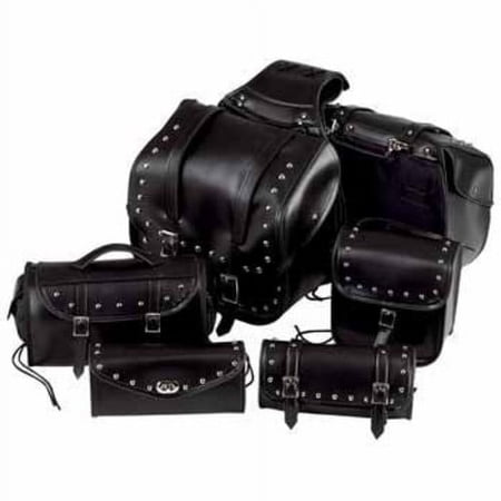 Diamond Plate LUMSADDLE6 Diamond Plate 6pc Heavy-Duty Waterproof PVC Motorcycle Bag Set
