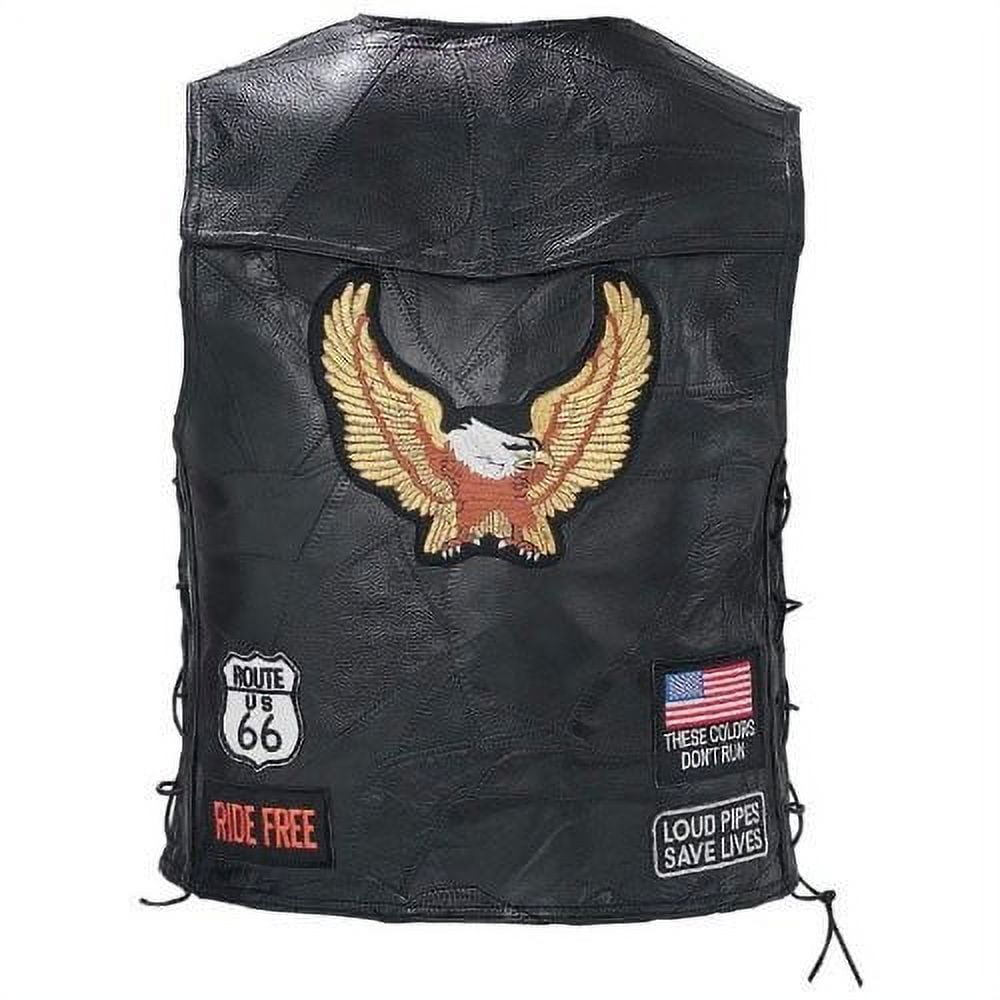 Genuine Buffalo Leather Biker Vest Diamond Plate Uganda Ubuy