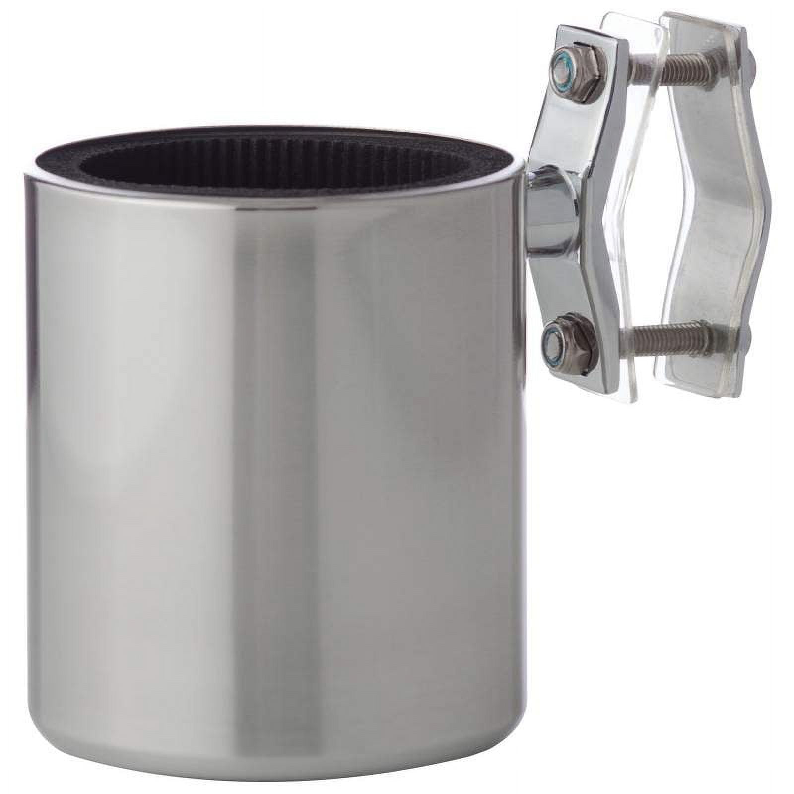 Diamond Plate™ Universal Stainless Steel Motorcycle Cup Holder