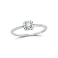 thumbnail image 1 of Diamond Princess 10kt Rose Gold Womens Round Diamond Solitaire Stackable Band Ring 1/5 Cttw, 1 of 1
