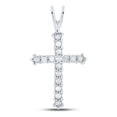 thumbnail image 1 of Diamond Princess 10kt White Gold Mens Round Diamond 3-Row Cluster Ring 1/2 Cttw, 1 of 2
