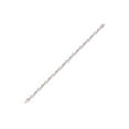 thumbnail image 1 of Diamond Princess 10kt White Gold Womens Round Diamond Rose-tone Rope Bracelet 1/2 Cttw, 1 of 2