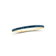 thumbnail image 1 of Diamond Princess 10kt Yellow Gold Womens Round Blue Color Enhanced Diamond Band Ring 1/5 Cttw, 1 of 1