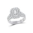 thumbnail image 1 of Diamond Princess 14kt Yellow Gold Round Diamond Bridal Wedding Ring Band Set 1/2 Cttw, 1 of 1