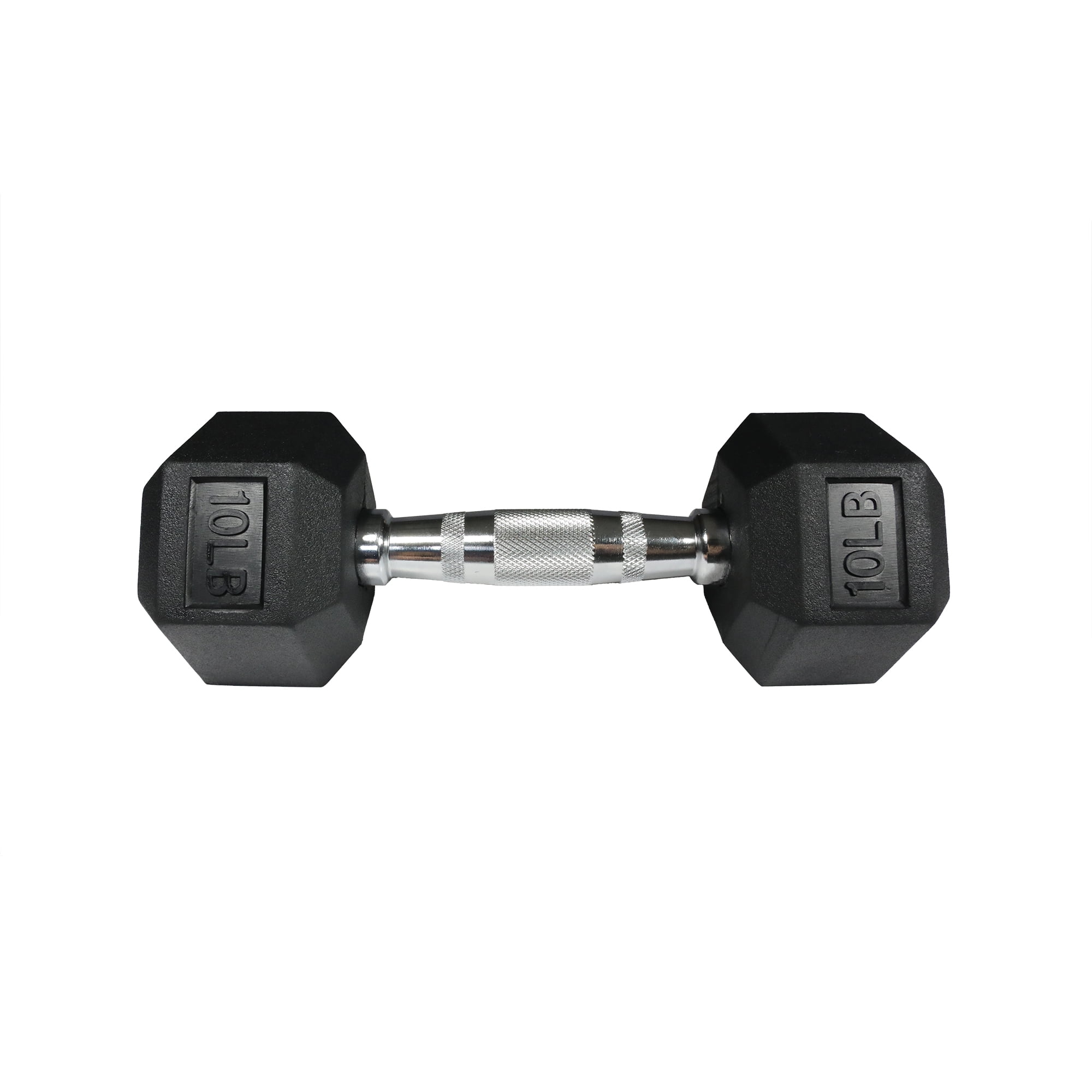 Diamond Pro Rubber Hex Dumbbell 5lbs 100lbs Single Walmart