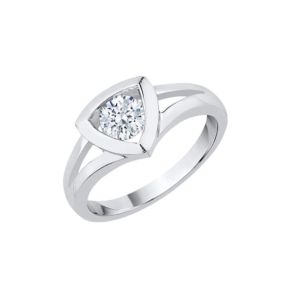 Diamond Promise Ring in 10K Gold (1/2 cttw) (I-Color, SI3-I1-Clarity)