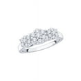 thumbnail image 1 of Diamond Promise Ring in 10K White Gold (1/2 cttw) (I-Color, SI3/I1-Clarity) (Size-5.5), 1 of 2