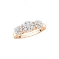 thumbnail image 1 of Diamond Promise Ring in 14K Rose Gold (1/2 cttw) (I-Color, SI3/I1-Clarity) (Size-6), 1 of 2
