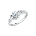 thumbnail image 1 of Diamond Promise Ring in Sterling Silver (1/2 cttw) (I-Color, SI3-I1-Clarity) (Size-6), 1 of 3