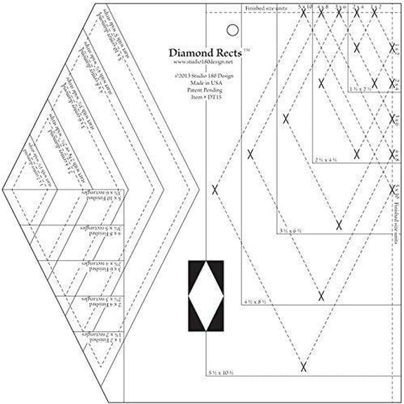 Studio Design 180 (DT15) Diamond Rects