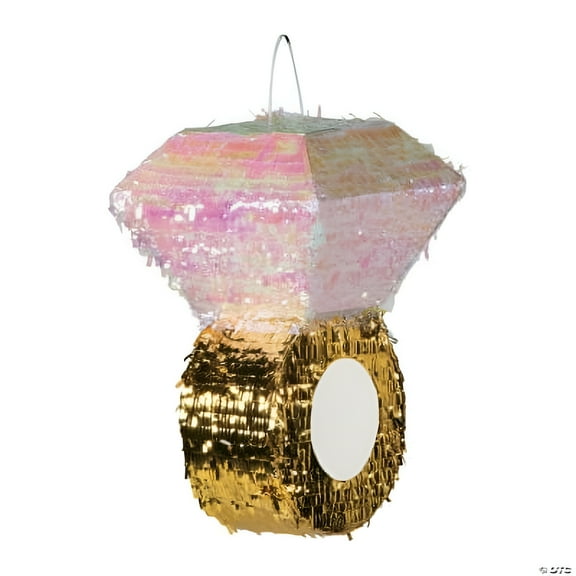 Diamond Ring Metallic Pinata - Party Decor - 1 Piece
