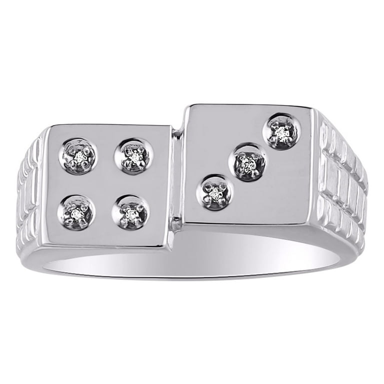 Neon Dice Charm Bracelet - Silver