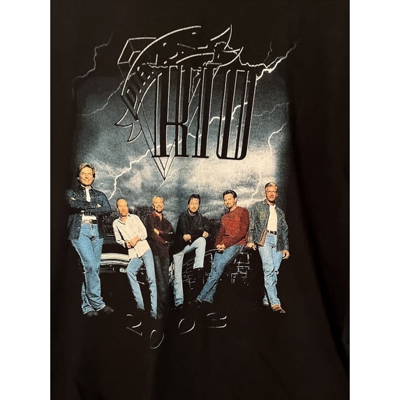 Diamond Rio Music For Lovers Black T-Shirt Cotton Full Size