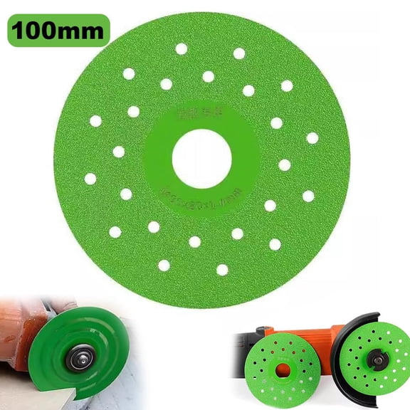 Diamond Rock Slab Grinding Disc, Multi-Pore Flat Cutting Blades, Rock Slab Flat Grinding Cutting Disc for Angle Grinder -Wide Diamond Saw Blades for Marble Granite Tile Porcelain Glass