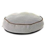 Vibrant Life Small Round Dog Bed, Gray, 24" x 24"