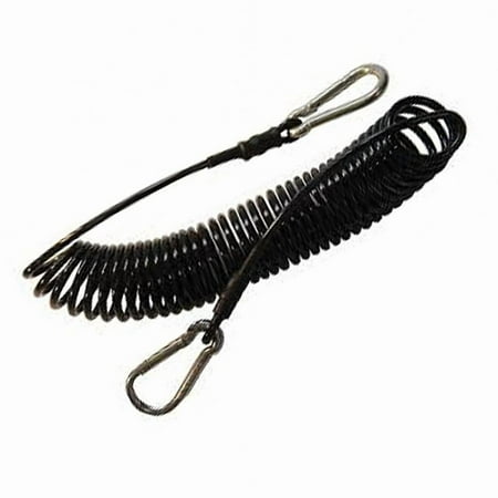 Diamond Fishing Products Diamond Safety Leash 10FT Black