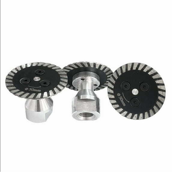 Diamond Saw Blade M14 50mm Mini Hot Press – Granite, Tile, Porcelain Cutting Wheel • Chip-Free Precision Engraving • Removable Flange • Wet/Dry Use • Durable High-Density Diamond