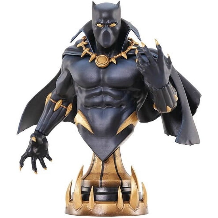 Black Panther スタチュー Diamond Select - Marvel Comic Black Panther 1/7 Scale Bust
