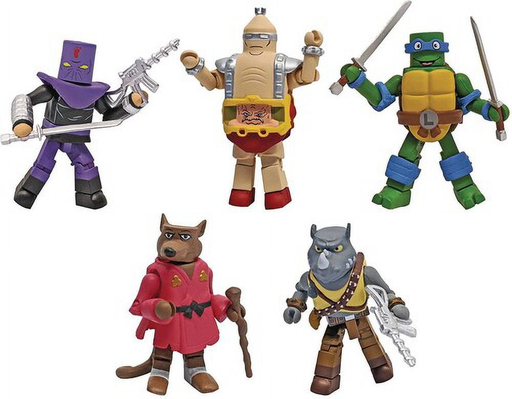 当時物　ドッツ　ディグダグ ゼビウス　インベーダー　ドットキャラクターセット Diamond Select - TMNT Technodrome Deluxe Minimates 5 Pc Box Set