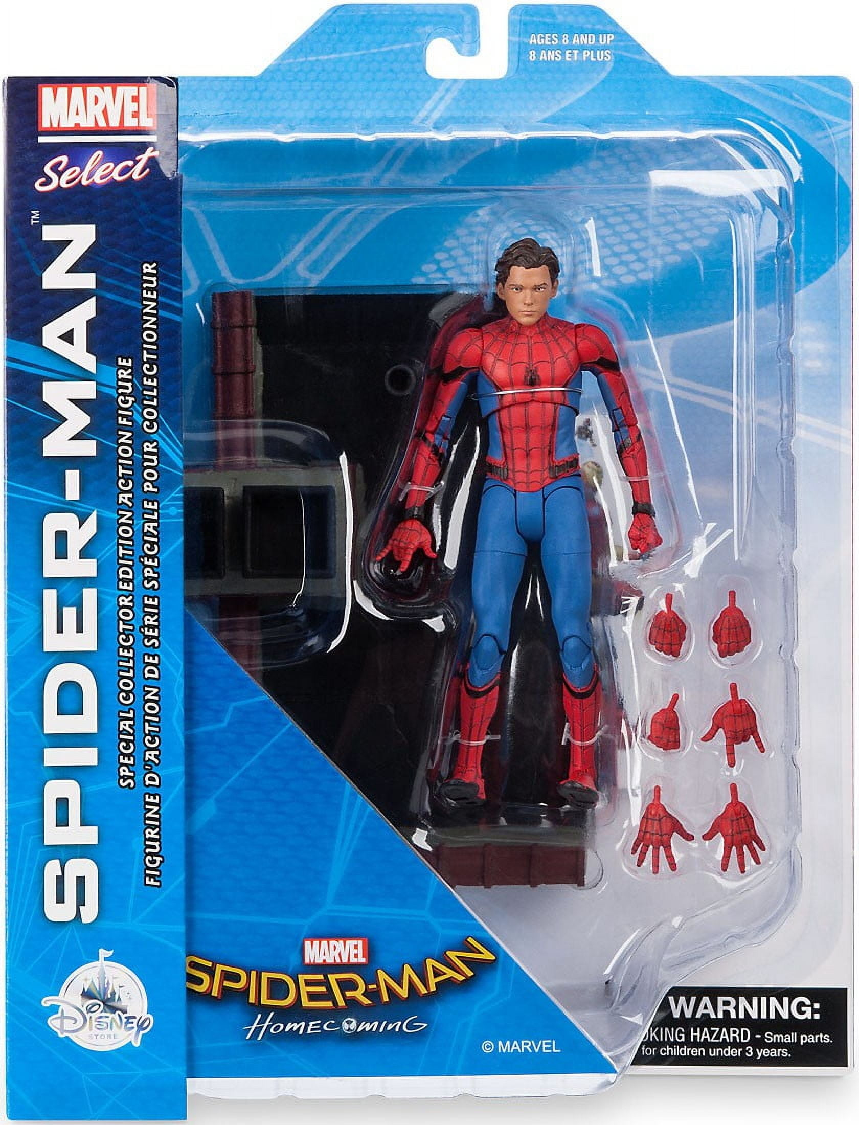 Diamond Select Toys Marvel Select Spider-Man Collectible Action Figures