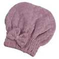 thumbnail image 1 of Diamond Shape Hair Drying Towel Dry Cap Lightweight Strong Absorbent for After Bath Drying Hair Purple, 1 of 7