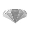 thumbnail image 1 of Diamond Shaped .925 Sterling Silver Custom Ring (8), 1 of 1