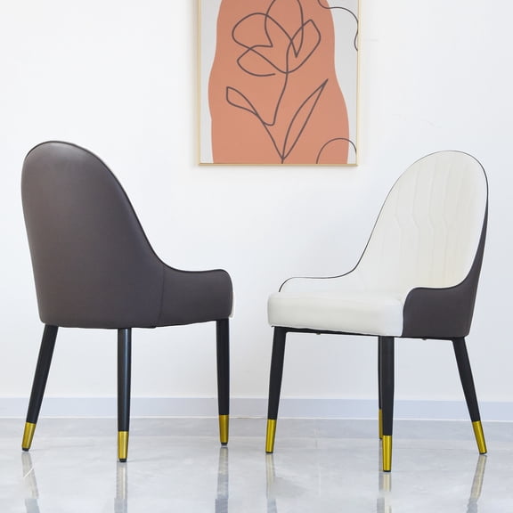 Diamond-Shaped Backrest & Breathable / Great for Dining Areas and Easy to Install (Set of 2