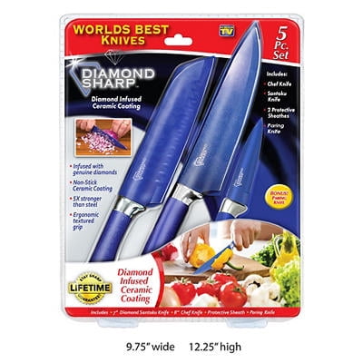 Diamond Sharp 5-Pc. Knife Set