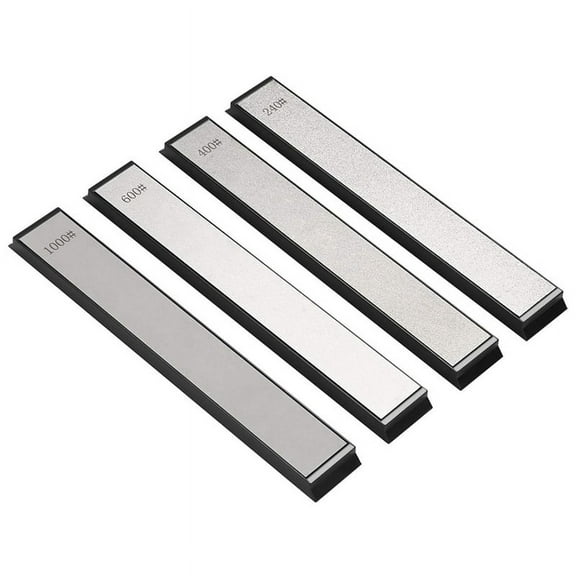 Diamond Sharpening Plate Set 4 PCS Grit 240/400/600/1000 Knife Sharpener Stone,Knife Stone for