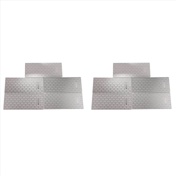 Diamond Sharpening Stones, 10PCS Plates with Honeycomb Plate 200/400/600/1000/2000 Grit