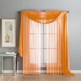 thumbnail image 1 of Diamond Sheer Voile Curtain Panels, 1 of 6