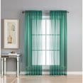 thumbnail image 1 of Diamond Sheer Voile Curtain Panels, 1 of 5