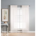 thumbnail image 1 of Diamond Sheer Voile Curtain Panels, 1 of 5