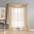 thumbnail image 1 of Diamond Sheer Voile Curtain Panels, 1 of 6