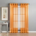 thumbnail image 1 of Diamond Sheer Voile Curtain Panels, 1 of 5