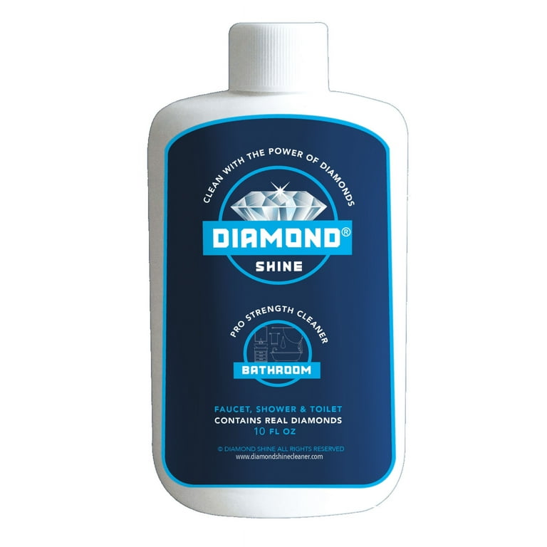 Diamond Shine Shower & Toilet Bathroom Cleaner - Trusted by Professionals,  Removes Hard Water Stains, Soap Scum, Limescale - Best for Glass Shower