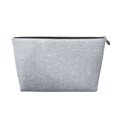 thumbnail image 1 of Diamond Silver Pattern Handbag Purse Tote Organizer Zipper Closure Cosmetic Pouch Bag For Travelling, 1 of 7