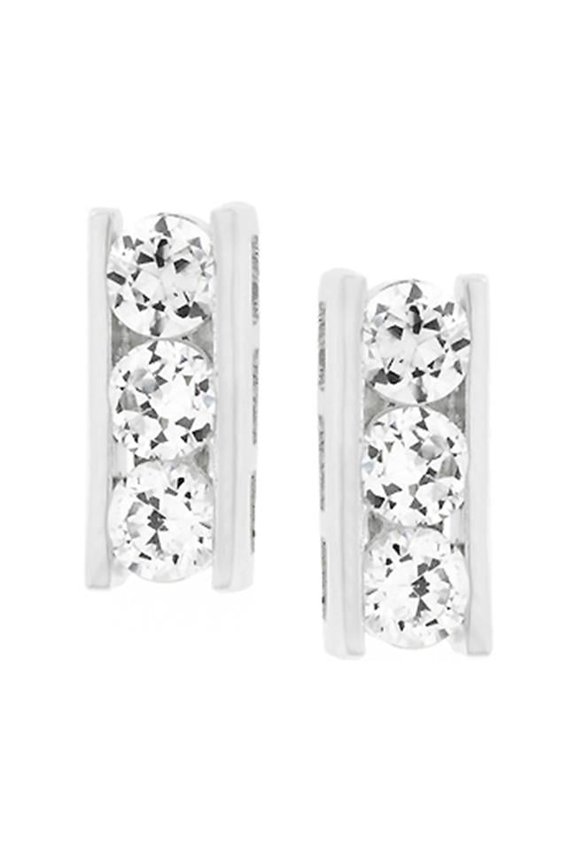 Diamond Slate Stud Earrings