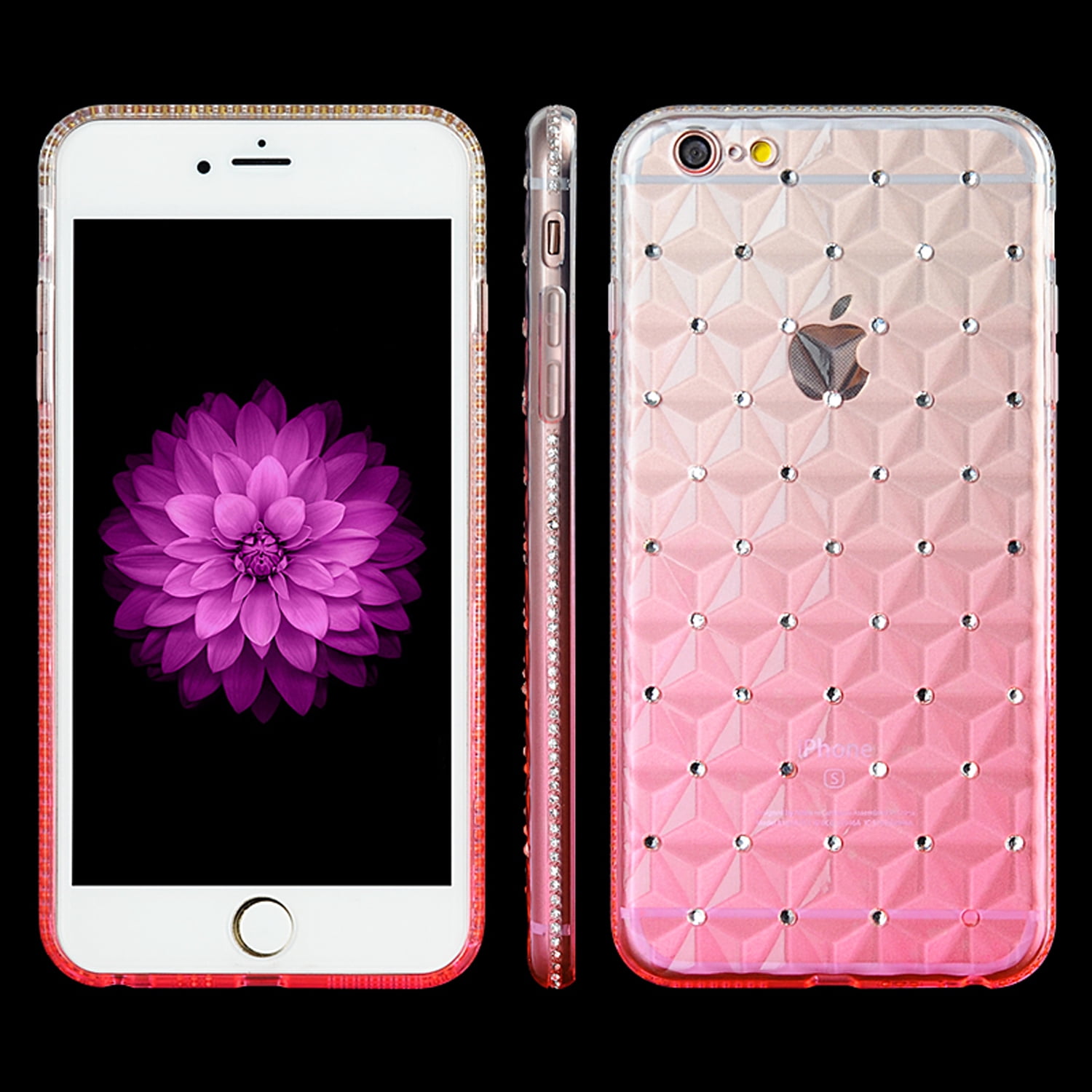 Diamond Slim Translucent Flexible TPU Skin Case for iPhone 6 Plus iPhone 6s Plus