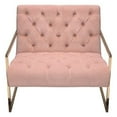 thumbnail image 1 of Diamond Sofa Accent Chair in Blush Pink Tufted Velvet Fabric, 1 of 7