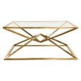 thumbnail image 1 of Diamond Sofa Aria Square Stainless Steel Cocktail Table ARIACTGD, 1 of 7